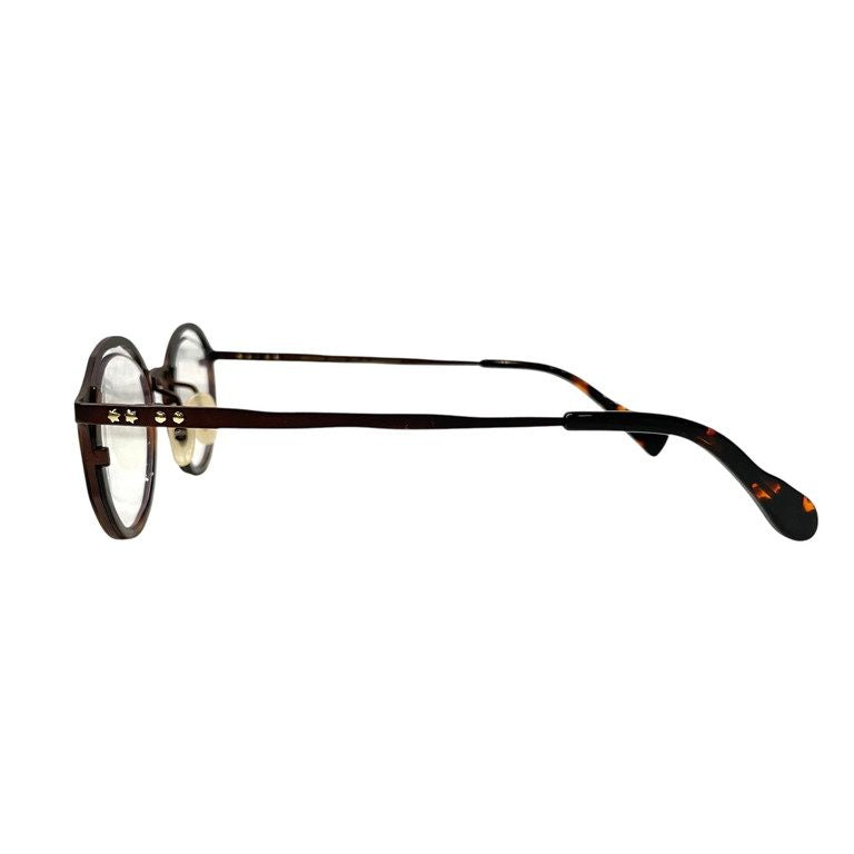 MASAHIROMARUYAMA 2020 Collection monocle MM-0055 Havana Brown チタンフレームパントシェイプメガネ ボストン アイウェア 眼鏡 定価77,000円 マサヒロマルヤマ メンズ レディース ユニセックス