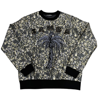 DOLCE&GABBANA SAMBA スパンコール装飾立体ジャカードスウェットシャツ トップス トレーナー D&G ドルチェアンドガッバーナ メンズ