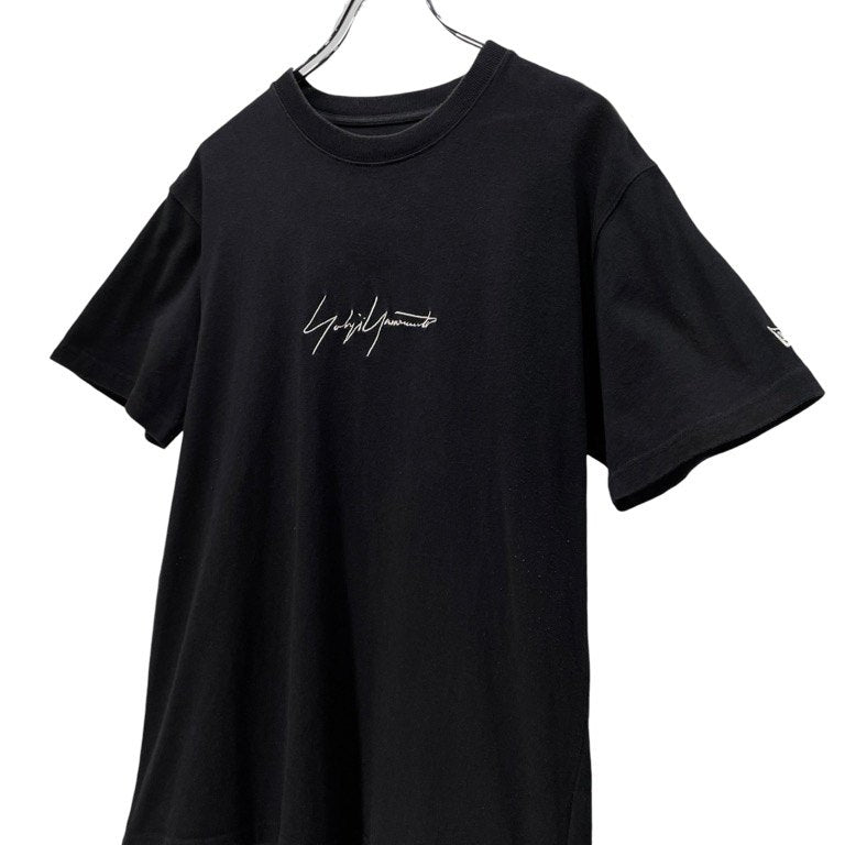 Yohji Yamamoto Pour Homme 18SS NEW ERA TEE ロゴ刺繍クルーネック半袖Tシャツ カットソー T-shirt トップス ヨウジヤマモトプールオム メンズ