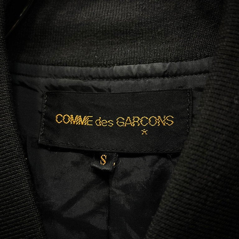 COMME des GARCONS 92SS ウールギャバジン富士龍刺繍スーベニアジャケット Archive Unfinished AD1991 90s 港商コラボ元ネタ 希少 スカジャン ブルゾン コート アウター コムデギャルソン