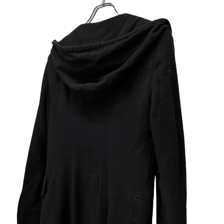 ANN DEMEULEMEESTER ウールフランネル3B燕尾フーデッドロングテーラードジャケット ブレザー ブルゾン コート アウター Archive アンドゥムルメステール メンズ