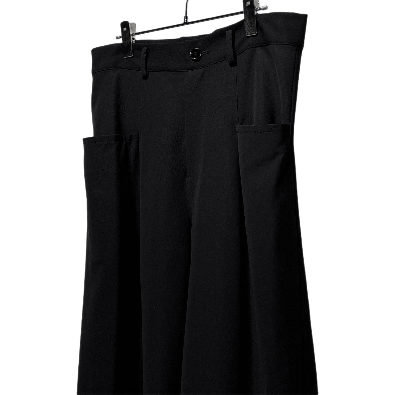 LIMI feu ウールギャバジンアウトポケットワイドパンツ ボトムス Yohji Yamamoto リミフゥ ヨウジヤマモト レディース