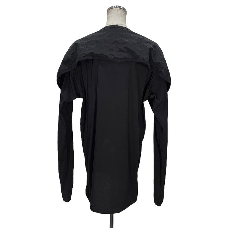 Y-3 17SS M 3D L/S コットン天竺セーラーデティールカットソー タグ付 ショルダーパッチ トップス ワイスリー レディース