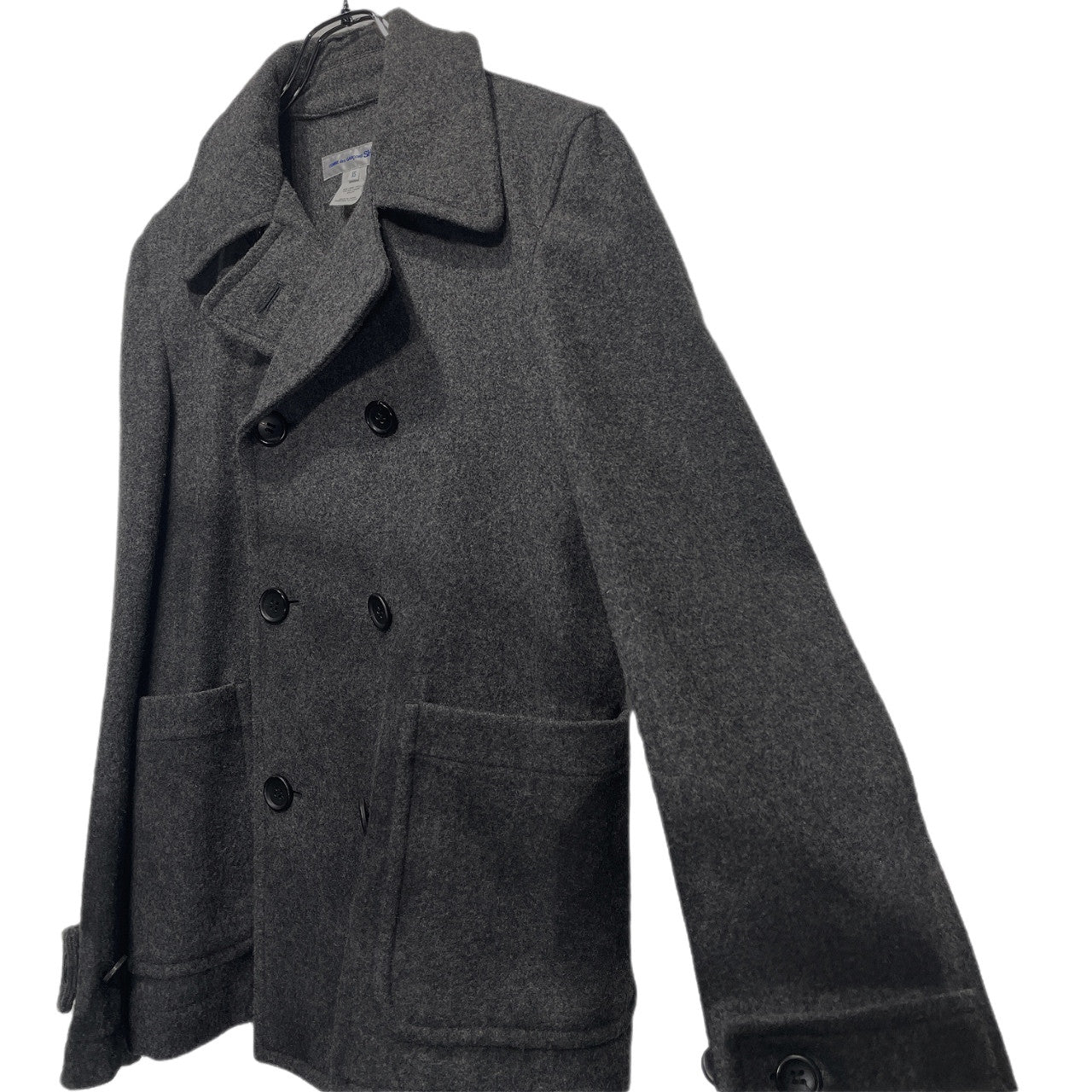COMME des GARCONS SHIRT 15AW 圧縮ウールハンドペイントグラデーションピーコート Pコート ブルゾン ジャケット アウター Archive コムデギャルソン シャツ メンズ