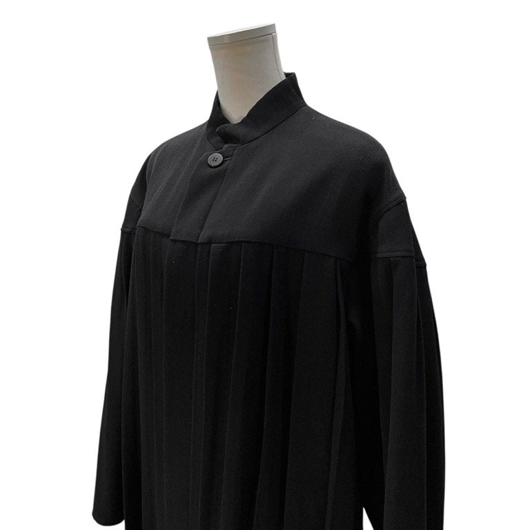 Y's オールドギャバジンバンドカラープリーツワンピース シャツ トップス Archive 70s Yohji Yamamoto Femme ヨウジヤマモトファム ワイズ レディース