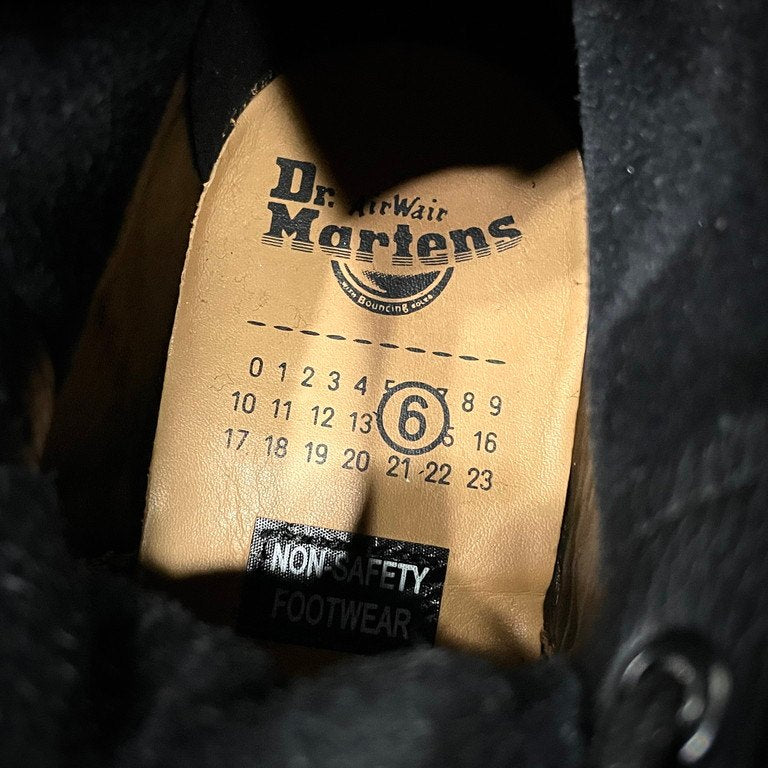MM6 Maison Margiela × Dr.Martens 24AW 1460 TWIST ST MM6 切替ツートーンレースアップブーツ シューズ 靴 32186601 SH3WU0008 未使用 定価71,500円 エムエムシックス メゾンマルジェラ ドクターマーチン メンズ レディース