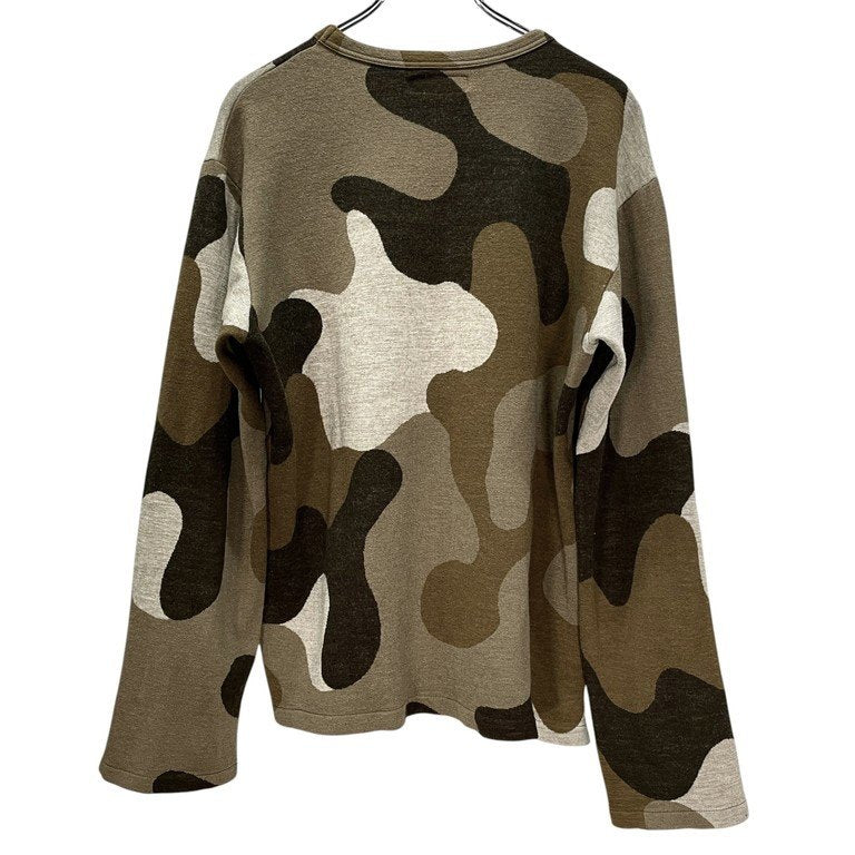 Yohji Yamamoto Pour Homme 02AW カモフラージュオーバーサイズニットセーター カットソー Tシャツ トップス Archive 女優期 迷彩柄 ヨウジヤマモトプールオム メンズ