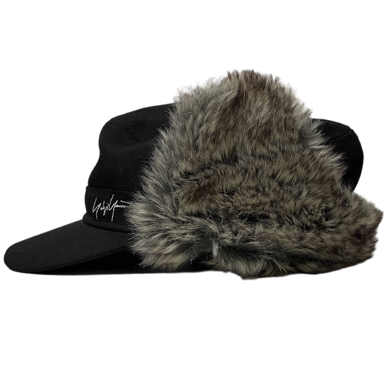 Yohji Yamamoto Pour Homme × NEW ERA 20AW RANGE EARFLAP CAP ファーイヤーフラップロゴ刺繍キャップ 帽子 ハット ヨウジヤマモトプールオム ニューエラ メンズ レディース ユニセックス