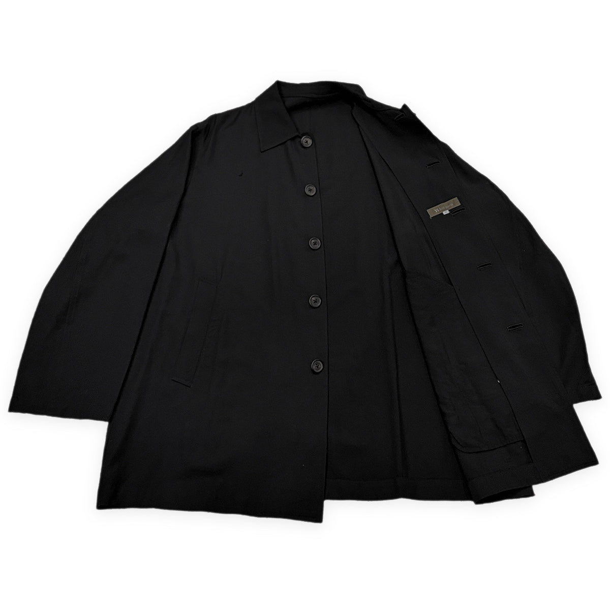 Y's for men ウールギャバジンカバーオールジャケット ブルゾン コート アウター シワギャバ Archive 90s Yohji Yamamoto Pour Homme ヨウジヤマモトプールオム ワイズフォーメン メンズ