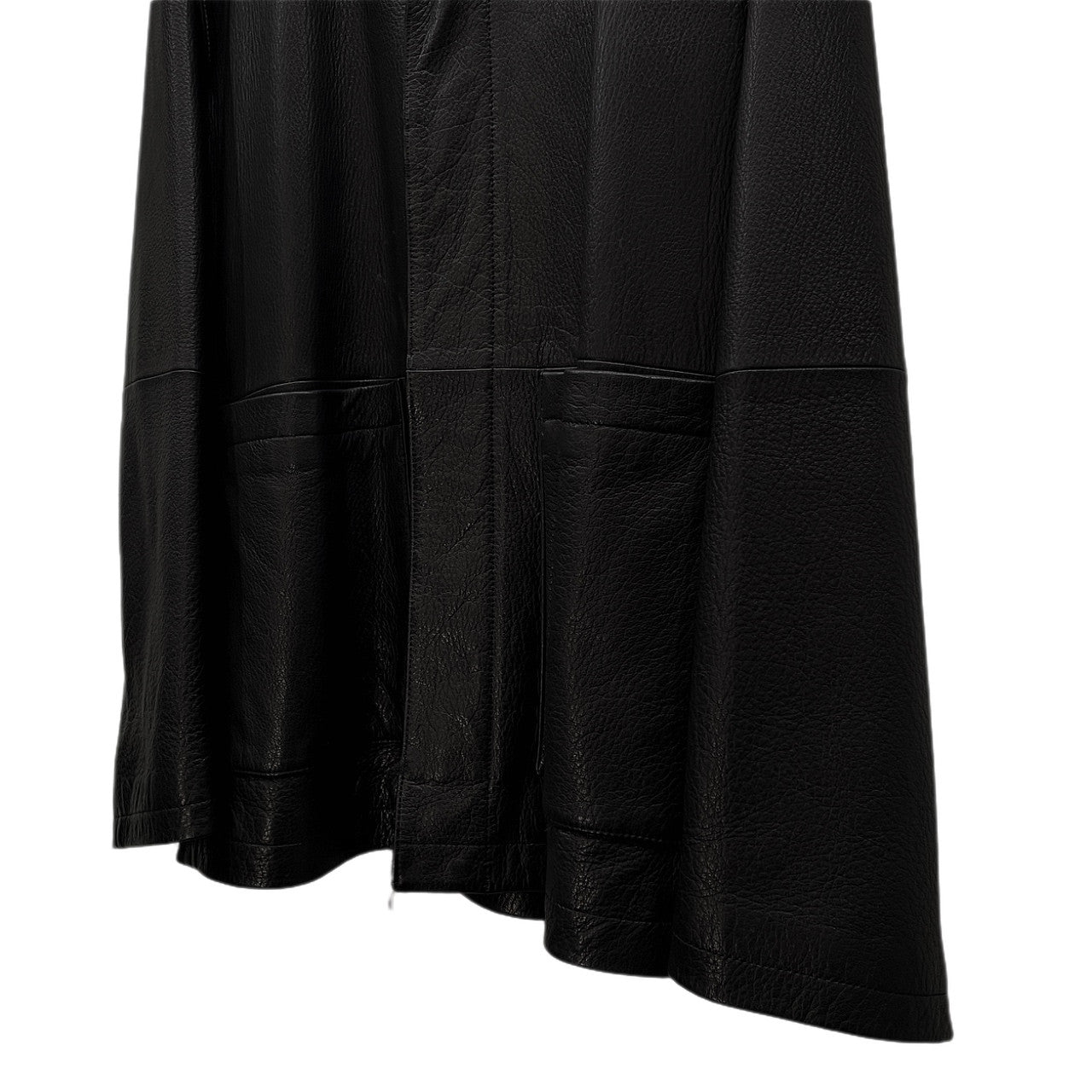 AURALEE 21AW GOAT LEATHER JACKET ゴートレザーフライフロントテーラードジャケット ブルゾン コート アウター 定価154,000円 A21AJ01GL オーラリー メンズ