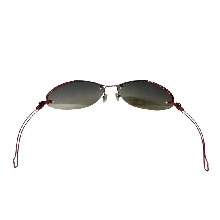 CHROME HEARTS DRAGPIPE3 D.P. III サイドダガーフォックスフレームハーフリムサングラス 眼鏡 メガネ アイウェア 服飾雑貨 小物 CH クロムハーツ メンズ レディース ユニセックス