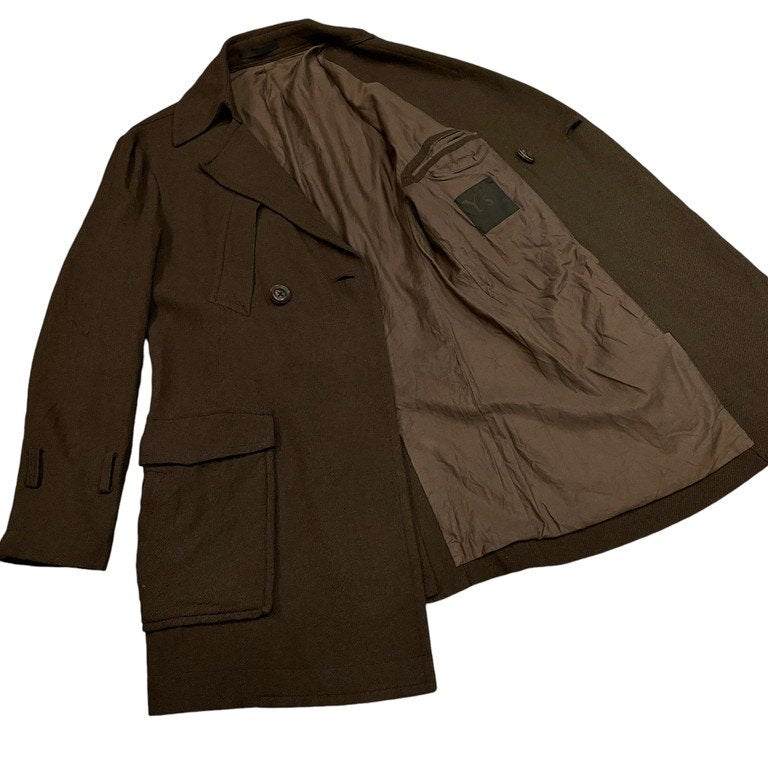 Y's for men ウールツイード6ポケットミリタリーコート Archive ジャケット ブルゾン アウター Yohji Yamamoto Pour Homme ヨウジヤマモトプールオム ワイズフォーメン メンズ