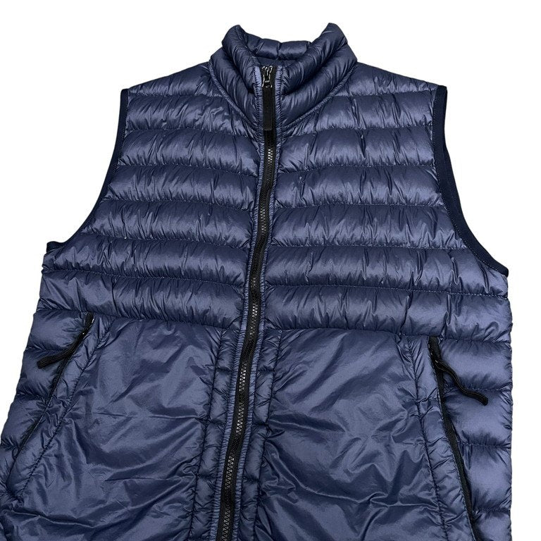 STONE ISLAND GARMENT DYED MICRO YARN DOWN VEST ナイロン製品染めスタンドカラーダウンベスト ノースリーブ ジャケット ブルゾン コート アウター 中綿 ストーンアイランド メンズ