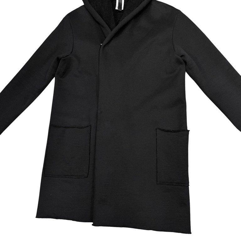 ware ウールコットンヘビージャージー裏毛フーデッドジャケット フード コート アウター ブルゾン 裏起毛 ボア ウェア メンズ