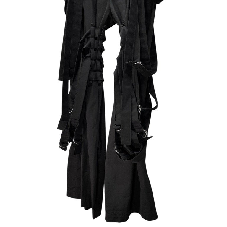 LIMI feu 19AW ツイルサスペンダー多連ベルトボンテージパンツ ボトムス Archive Yohji Yamamoto リミフゥ ヨウジヤマモト レディース メンズ ユニセックス