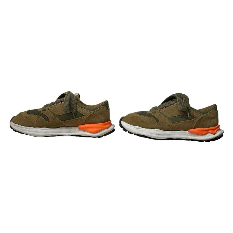 Maison MIHARA YASUHIRO × Nigel Cabourn 20AW UK SNEAKER トレーニングシューズモチーフボリュームソールローカットスニーカー 靴 クツ C05FW703 804139-62010 定価38,500円 メゾンミハラヤスヒロ ナイジェルケーボン メンズ