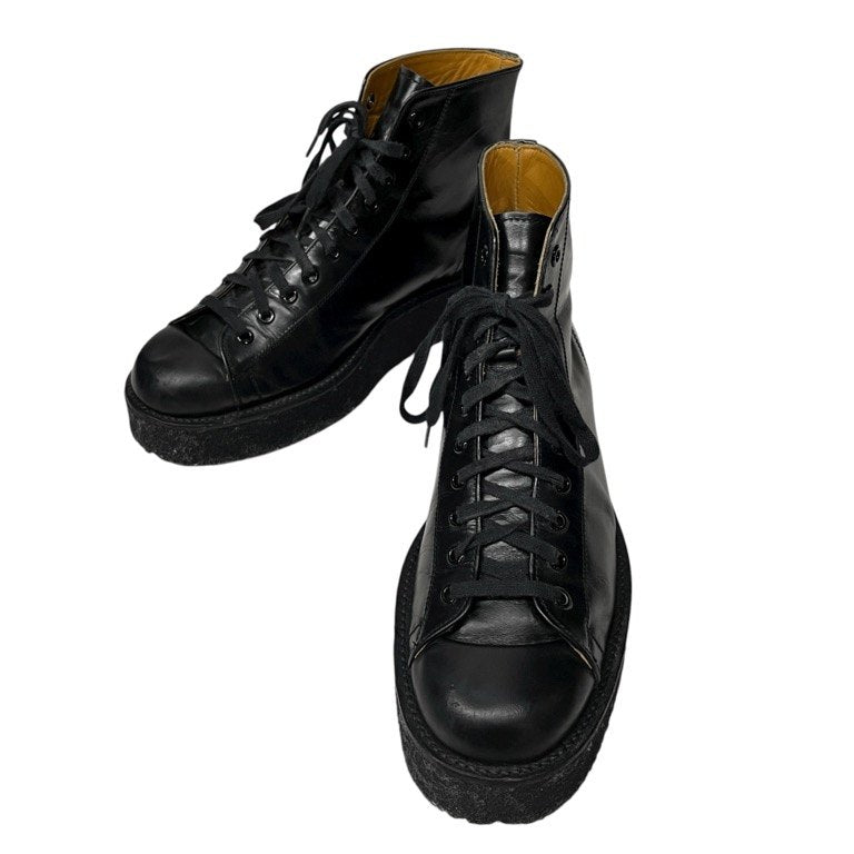 REGULATION Yohji Yamamoto MEN レザー10ホールデミブーツ シューズ 靴 クツ Pour Homme Y's for men ヨウジヤマモトプールオム ワイズフォーメン レギュレーション メンズ