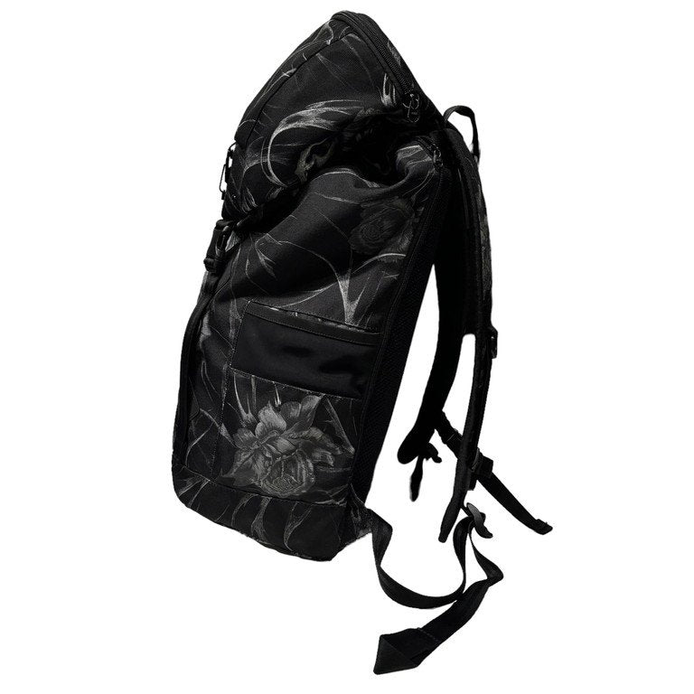 Yohji Yamamoto Pour Homme × NEW ERA 22SS SKULL ROSE RUCKSACK2 ALL PRINT スカルローズプリントバックパック リュックサック バッグ 鞄 カバン HG-I55-660 ヨウジヤマモトプールオム ニューエラ メンズ レディース