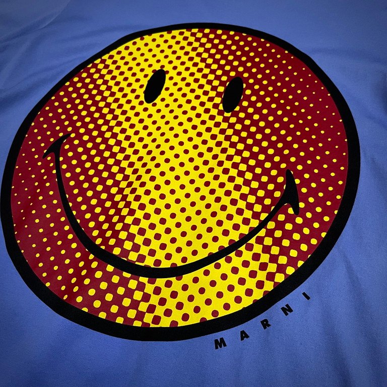 MARNI 20AW スマイリーロゴプリントクルーネックTシャツ カットソー 半袖 SMILEY Tee T-shirt