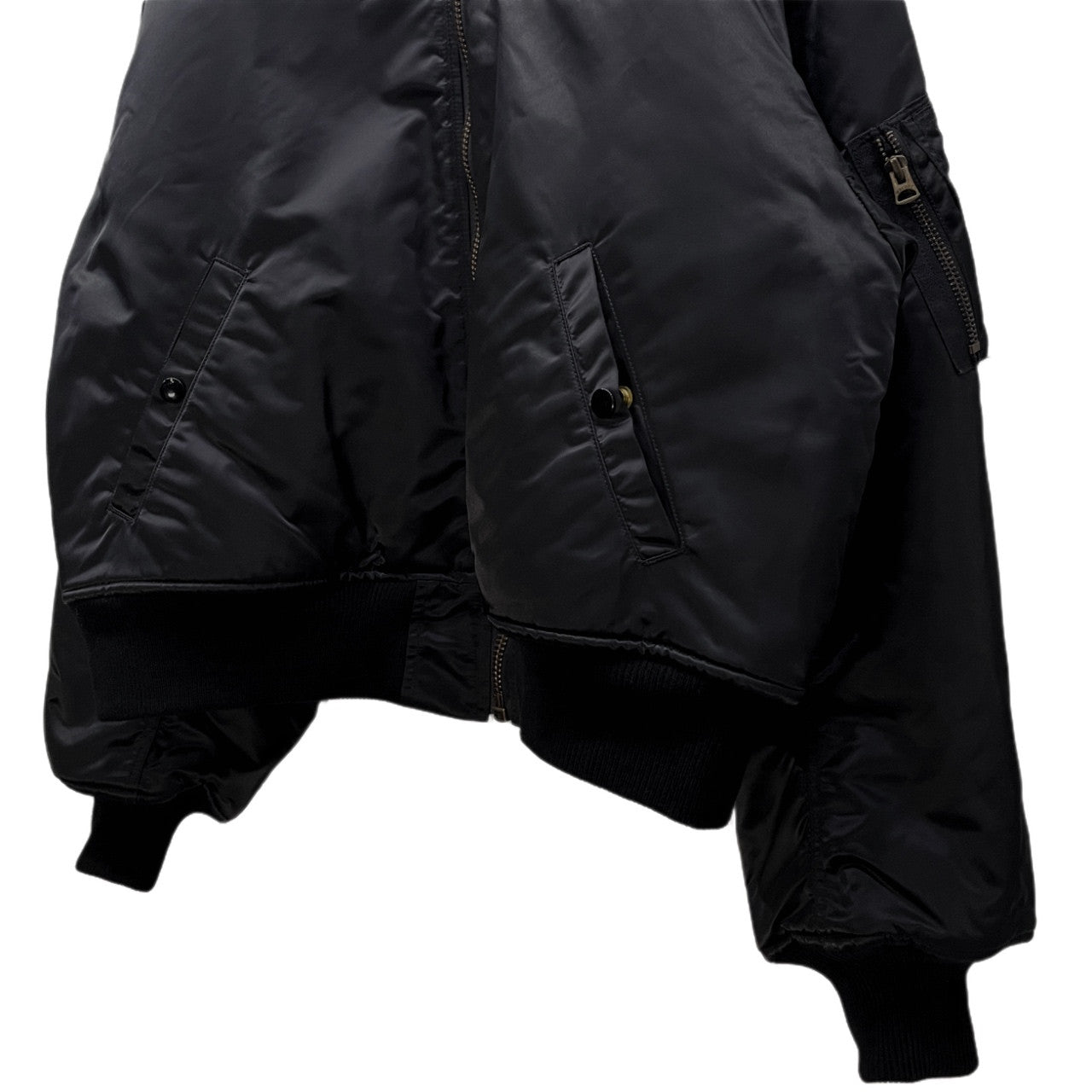 SAINT MICHAEL 24AW NO DAMEGE MA-1 ノーダメージナイロンボンバージャケット ブルゾン コート アウター リバーシブル SM-YS1-0000-063 定価144,100円 SAINT Mxxxxxx セントマイケル メンズ