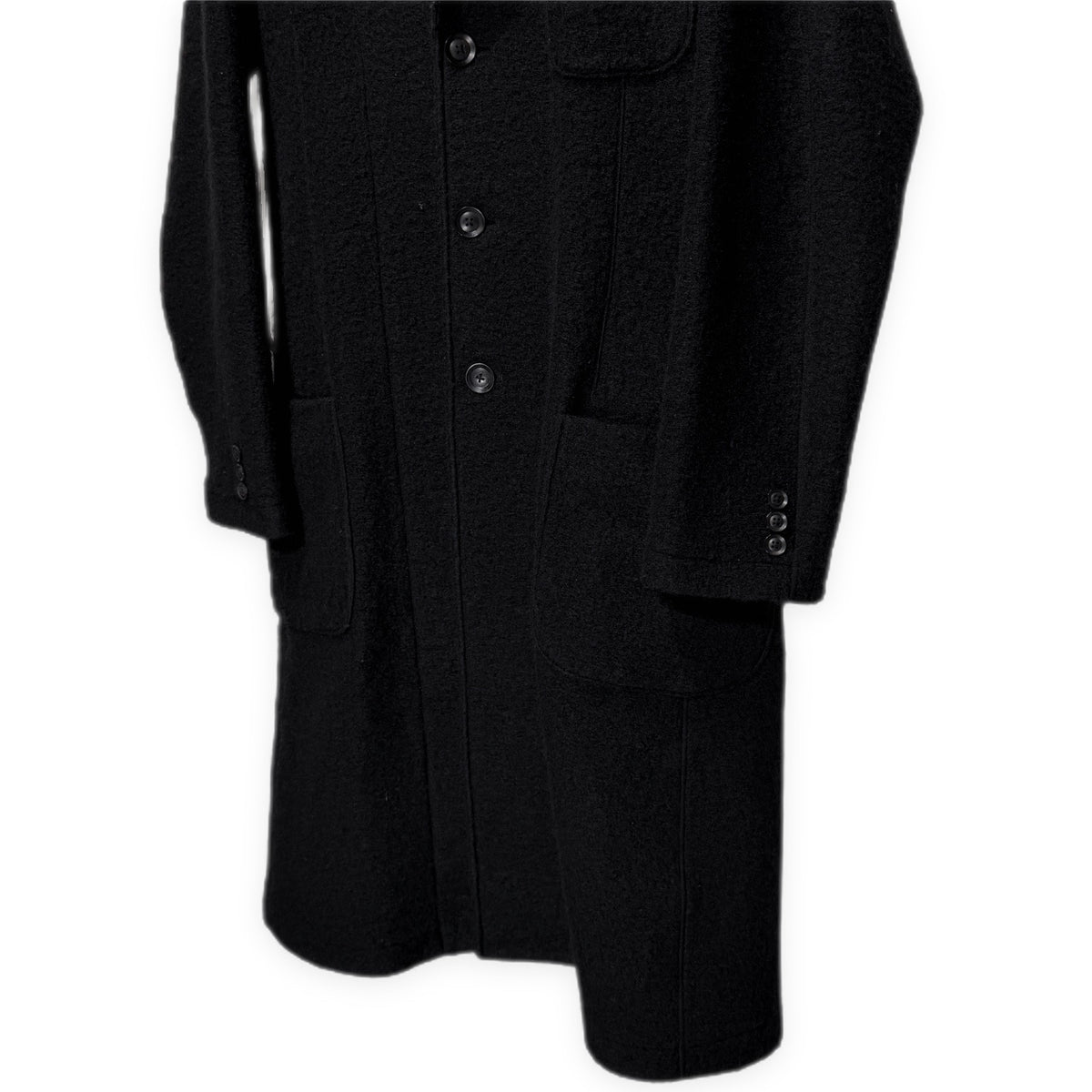 Yohji Yamamoto COSTUME D’HOMME 19AW ウールジャージーチェスターコート ロングコート テーラード ジャケット ブルゾン アウター 動体裁断 ヨウジヤマモト コスチュームドオム メンズ