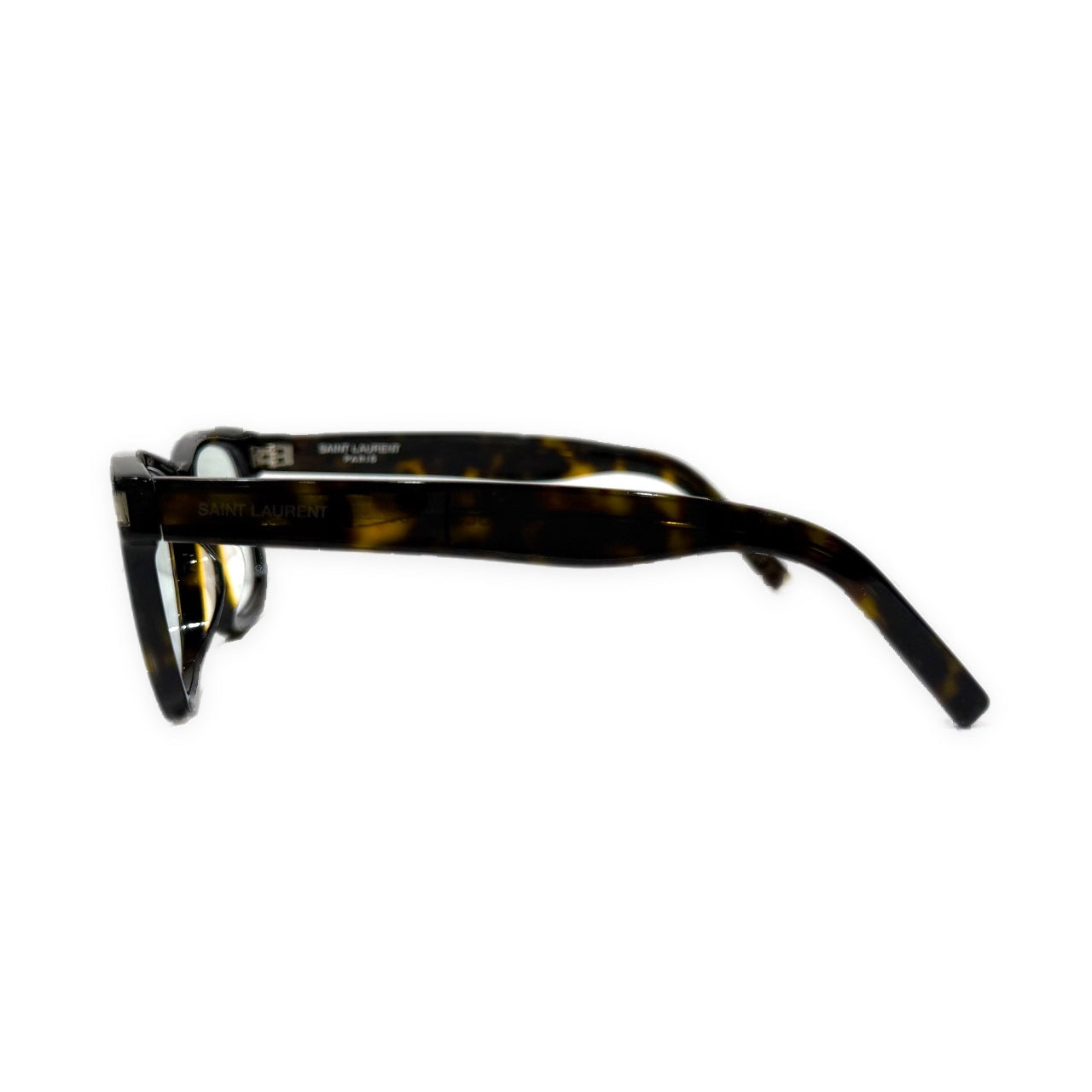 SAINT LAURENT SL 50 べっ甲風ウェリントンフレームメガネ 眼鏡 サングラス ロゴ アイウェア 服飾小物 SLP サンローランパリ メンズ レディース ユニセックス