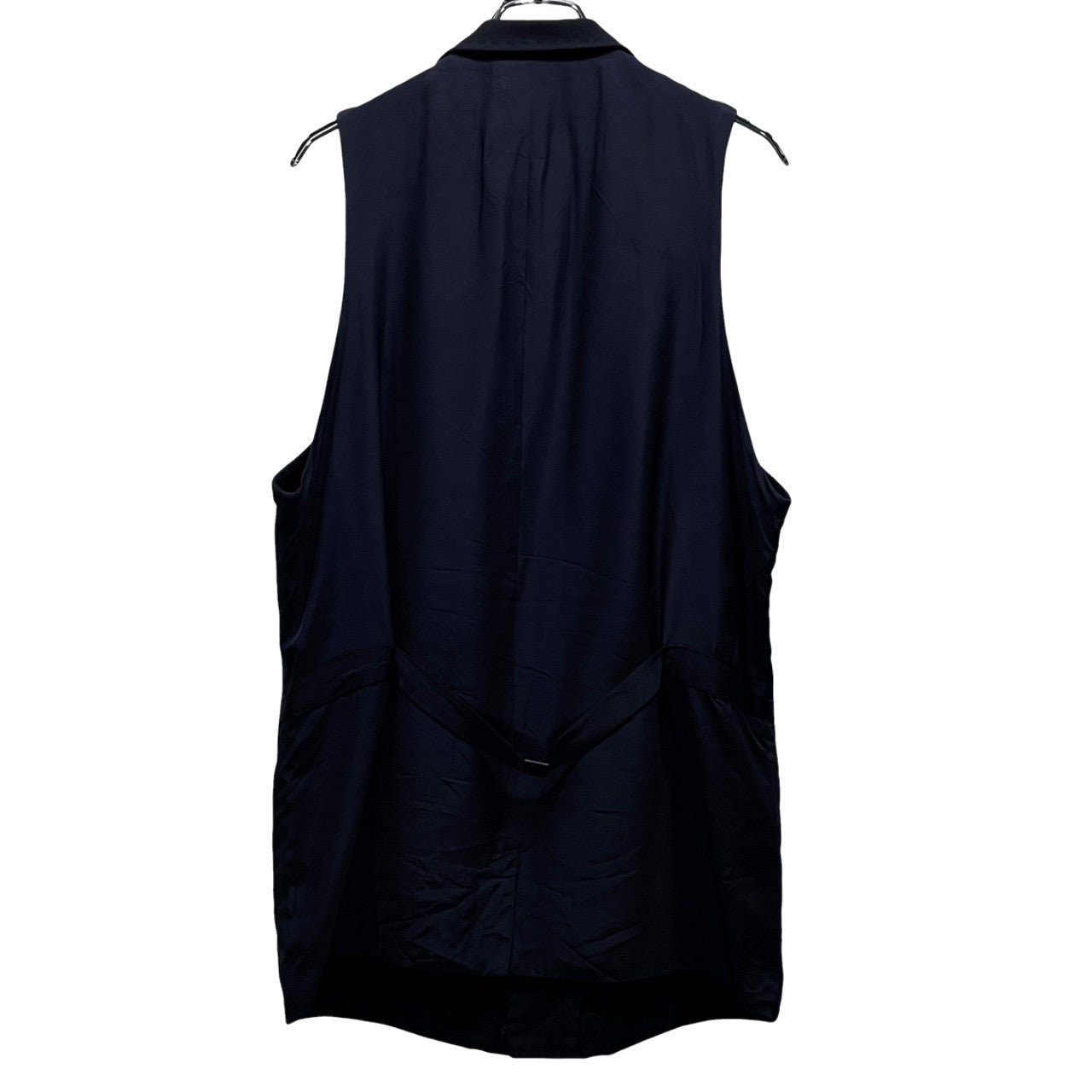Yohji Yamamoto Pour Homme 94AW ウールハンドステッチスクエアカットロングベスト Archive 90s マリオネット期 ジレ トップス ノースリーブ ジャケット ブルゾン コート アウター ヨウジヤマモトプールオム メンズ