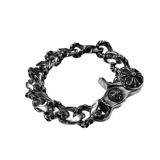 CHROME HEARTS CHROME HEARTS FNCY CHN LNK Crip Bracelet ファンシーチェーンリンククリップブレスレット 中期 90年代後期 1990s SILVER 925 SV バングル アクセサリー クロムハーツ シルバー メンズ