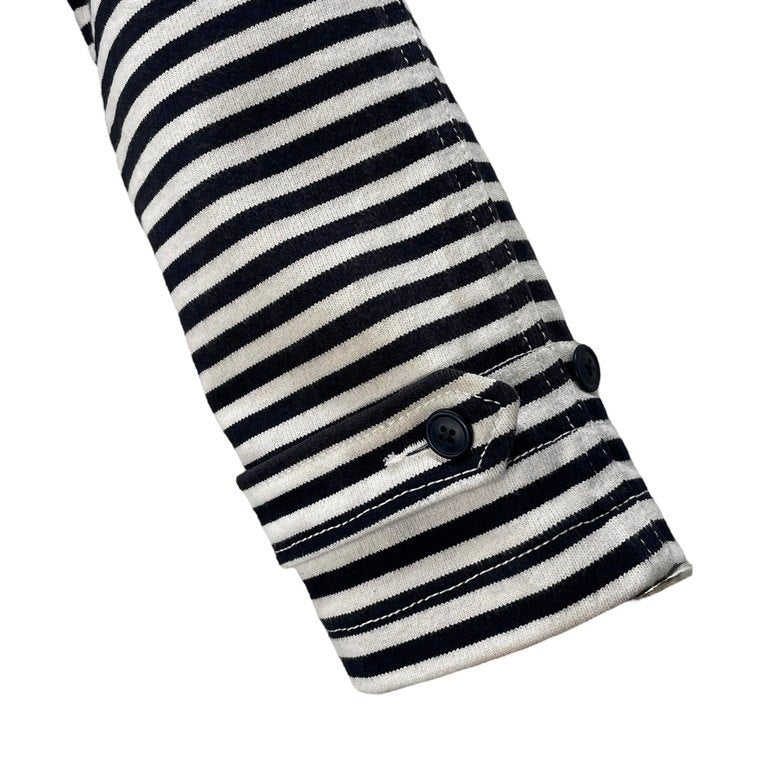 JUNYA WATANABE COMME des GARCONS MAN 04SS ヘビーコットンボーダー4ポケットジャケット ブルゾン コート アウター バスク マリン Archive 00s ジュンヤワタナベ コムデギャルソン マン メンズ