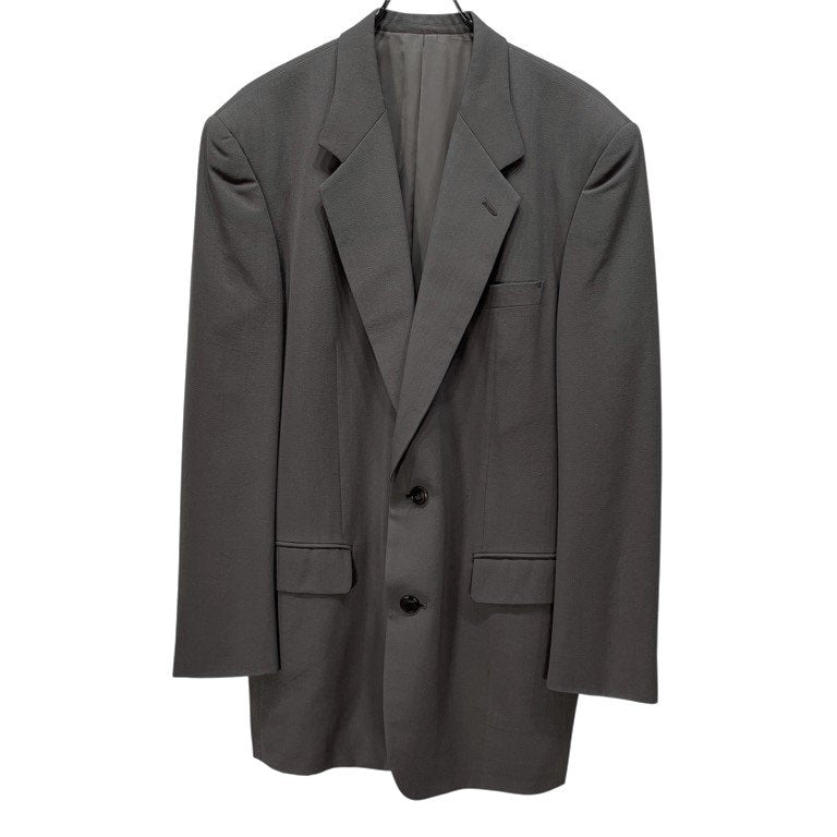 ISSEY MIYAKE MEN 91AW ウールギャバジンボックスシルエット2ボタンテーラードジャケット ブレザー ブルゾン アウター Archive 90s 本人期 イッセイミヤケメン メンズ
