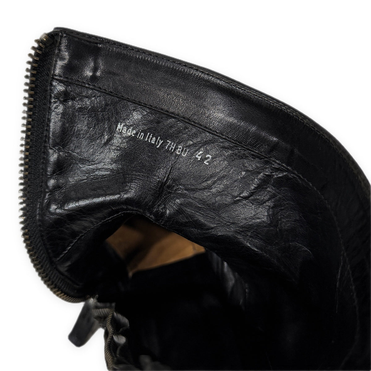 Dior Homme 07AW レザーサイドジップブーツ シューズ 靴 クツ エディ期 エディスリマン Hedi Slimane 42 ディオールオム メンズ
