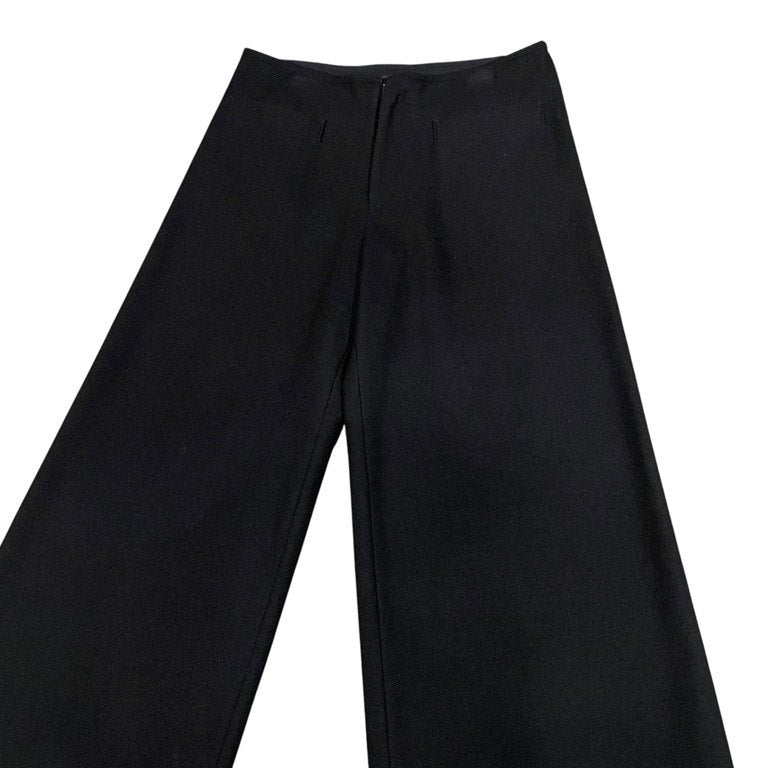 Yohji Yamamoto +NOIR ウールフランネルデザインポケットストレートワイドパンツ Archive ボトムス Femme Y's ヨウジヤマモトプリュスノアール ファム ワイズ レディース