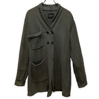 SOSNOVSKA 縮絨ウールダブルブレストジャケット シャツ カーディガン アウター トップス ソスノブスカ メンズ レディース ユニセックス