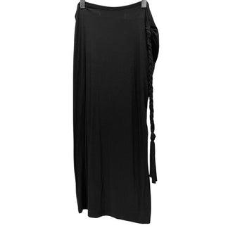 Yohji Yamamoto Femme 02SS レーヨン天竺三つ編み紐ドッキングロングスカート ボトムス パンツ Archive ヨウジヤマモトファム レディース