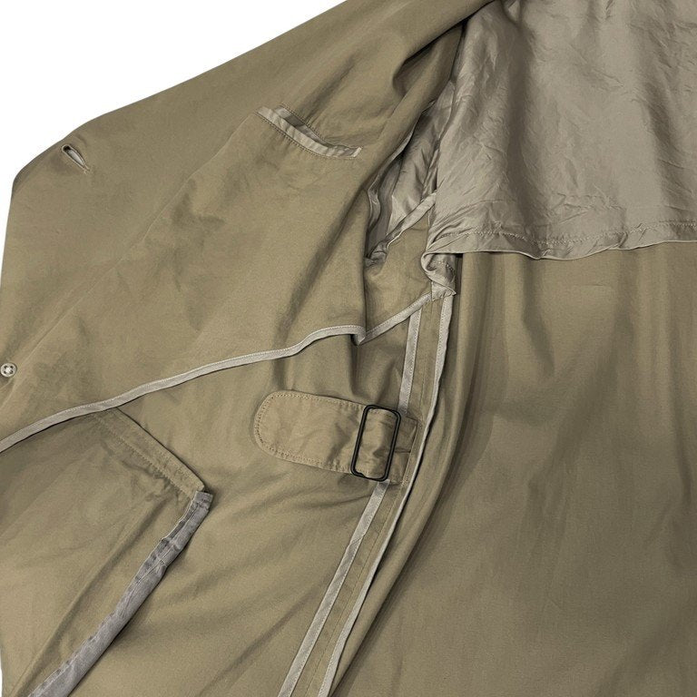 Y's for men コットンギャバジンダブルブレストバックベルトハーフコート ロングジャケット Archive 90s ブルゾン アウター Yohji Yamamoto Pour Homme ワイズフォーメン ヨウジヤマモトプールオム メンズ