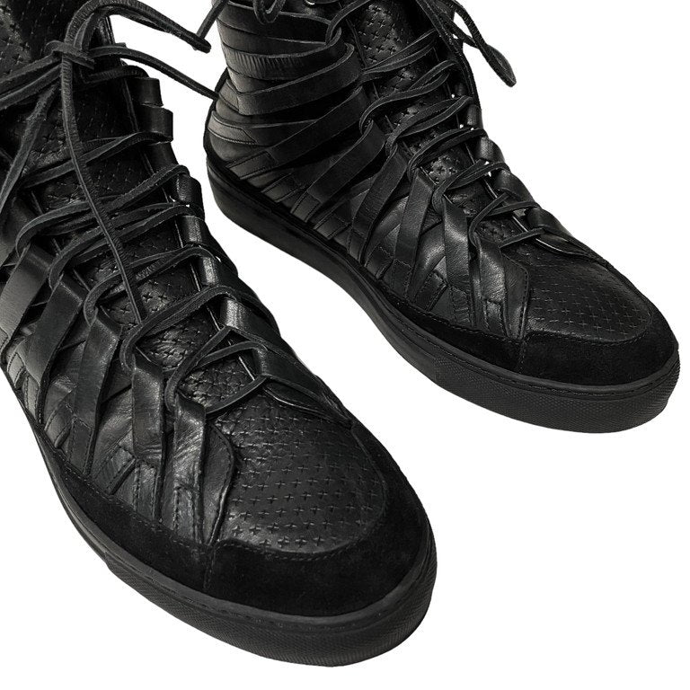 DAMIR DOMA FALCO HIGH TOP SNEAKERS カーフレザーパンチングレースアップハイカットスニーカー シューズ ブーツ 靴 クツ ダミールドーマ ダミールドマ メンズ