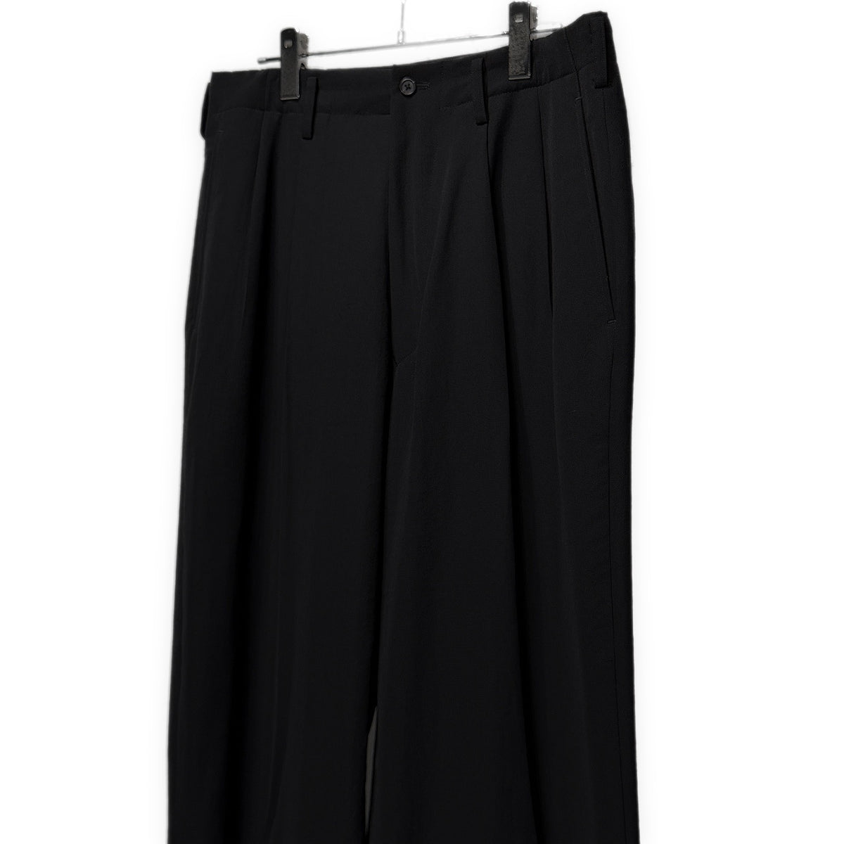 Y's for men ウールギャバジン2タックワイドテーパードスラックス パンツ トラウザーズ Archive 90s Yohji Yamamoto Pour Homme ヨウジヤマモトプールオム ワイズフォーメン メンズ