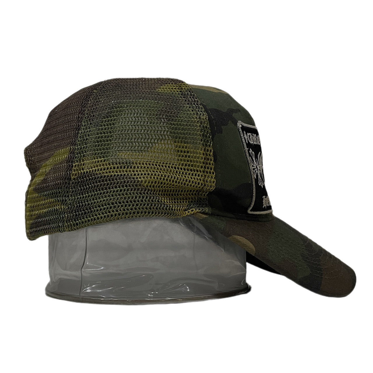 CHROME HEARTS CH PATCH TRUCKER CAP クロスボールカモフラージュメッシュトラッカーキャップ 帽子 迷彩 パッチ クロムハーツ メンズ レディース ユニセックス