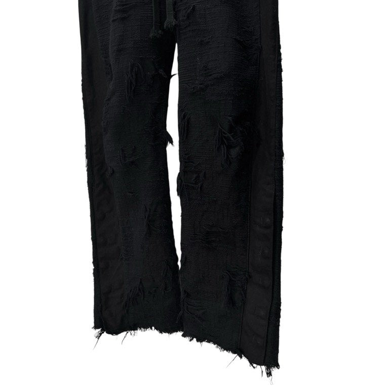[-] Minus Twist Line Truck Pants BORO CRUST(NOIR) 襤褸クラストサイドライントラックパンツ 定価49,500円 ボトムス マイナス メンズ
