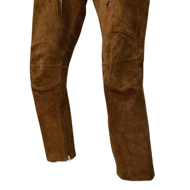 BED J.W. FORD スエードホースレザージョッパーズパンツ ジップ ウエスタン スウェード ボトムス ベッドフォード メンズ