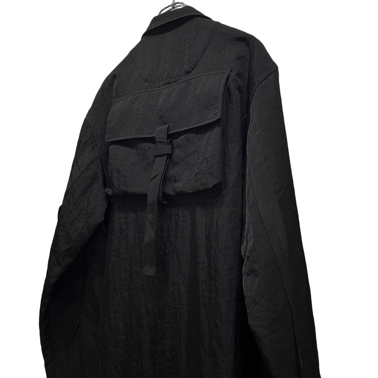 S'YTE Yohji Yamamoto WASHED HIGH-DENSITY NYLON TWILL LONG JACKET WITH MULTIPLE POCKETS ナイロンツイルマルチポケットロングジャケット ブルゾン コート アウター サイト ヨウジヤマモト メンズ レディース ユニセックス