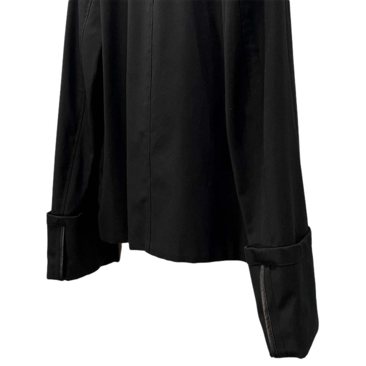 LOEWE FISHERMAN JACKET コットンギャバジン襟裏ラムレザーフィッシャーマンジャケット ブルゾン カバーオール アウター ロエベ メンズ