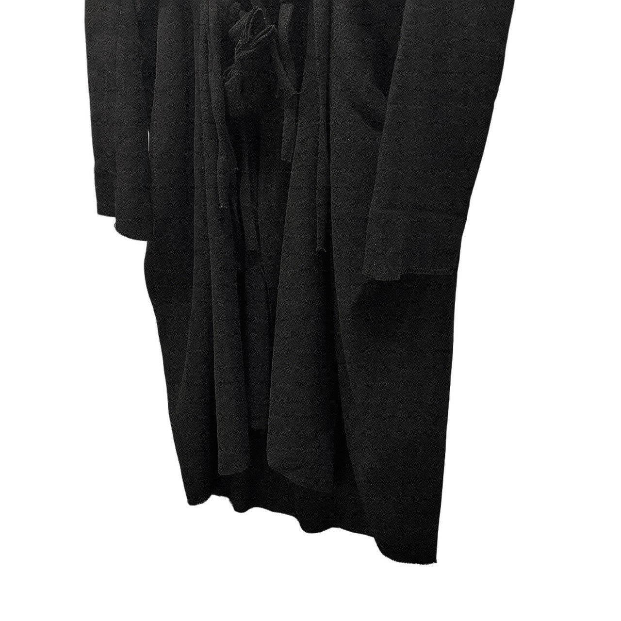 Vivienne Westwood MAN ウールツイードカットオフ結び紐ボタンロングケープコート Archive ジャケット ブルゾン アウター マント ヴィヴィアンウエストウッド マン メンズ