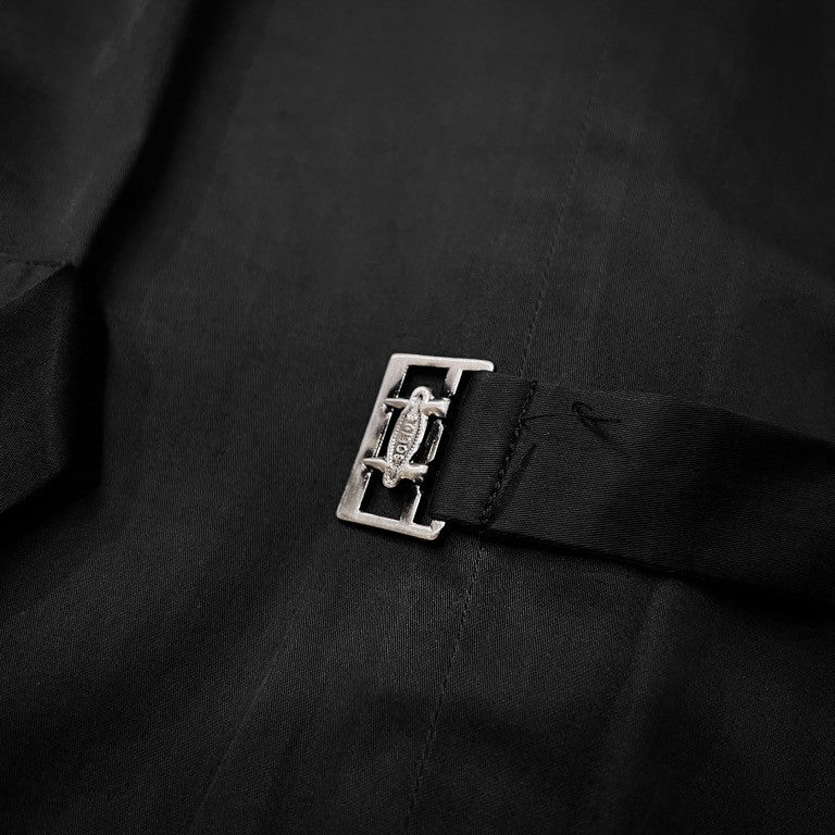 Y's for men ウールギャバジン針刺しシンチバック傷刺繍ベスト Archive 90s 名作 キズ ノースリーブ ジャケット トップス アウター Yohji Yamamoto Pour Homme ヨウジヤマモトプールオム ワイズフォーメン メンズ