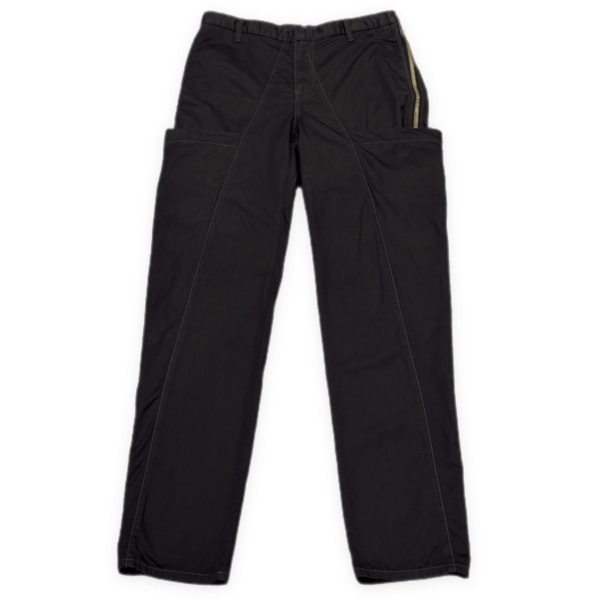 Nicolas Andreas Taralis 10AW サイドジップパラシュートカーゴオーバーパンツ ボトムス Archive 元Dior Homme HELMUT LANG ニコラアンドレアタラリス メンズ