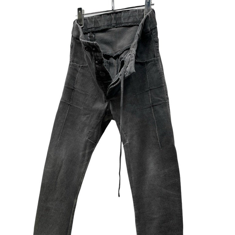 Boris Bidjan Saberi 16AW P13TF RESIN DYED DARK GREY レジンダイタイトフィットパンツ ストレッチスキニージーンズ ボトムス ボリスビジャンサベリ メンズ