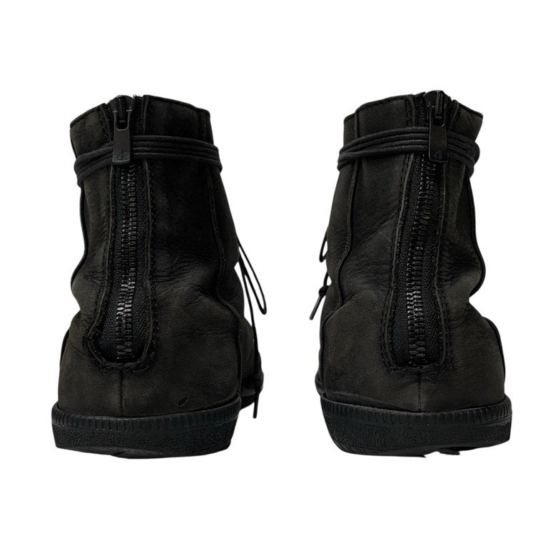 ODYN VOVK バックスキンレザーバックジップレースアップハイカットスニーカー シューズ 靴 クツ オーディンブック メンズ