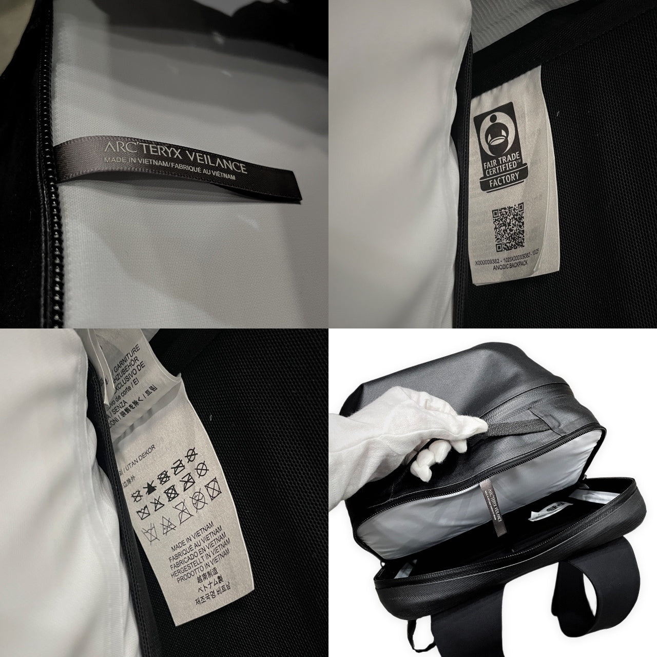 ARC'TERYX VEILANCE ANODIC BACKPACK アノディックバックパック リュックサック 鞄 カバン X00000938201 定価110,000円 アークテリクス ヴェイランス メンズ