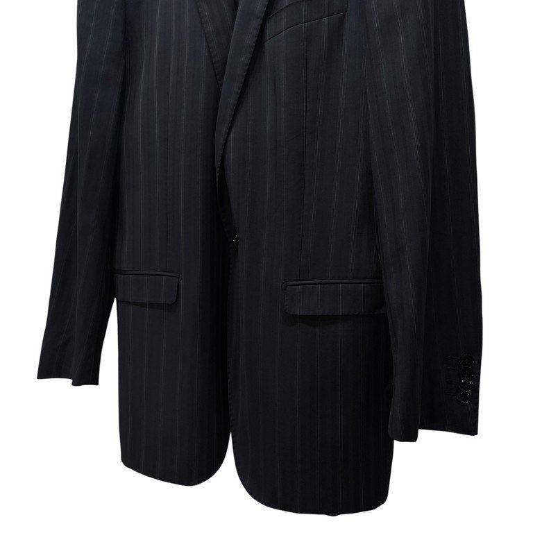 DOLCE&GABBANA 06SS ウールストライプピークドラペル1Bテーラードジャケット ブレザー アウター D&G ドルチェアンドガッバーナ メンズ
