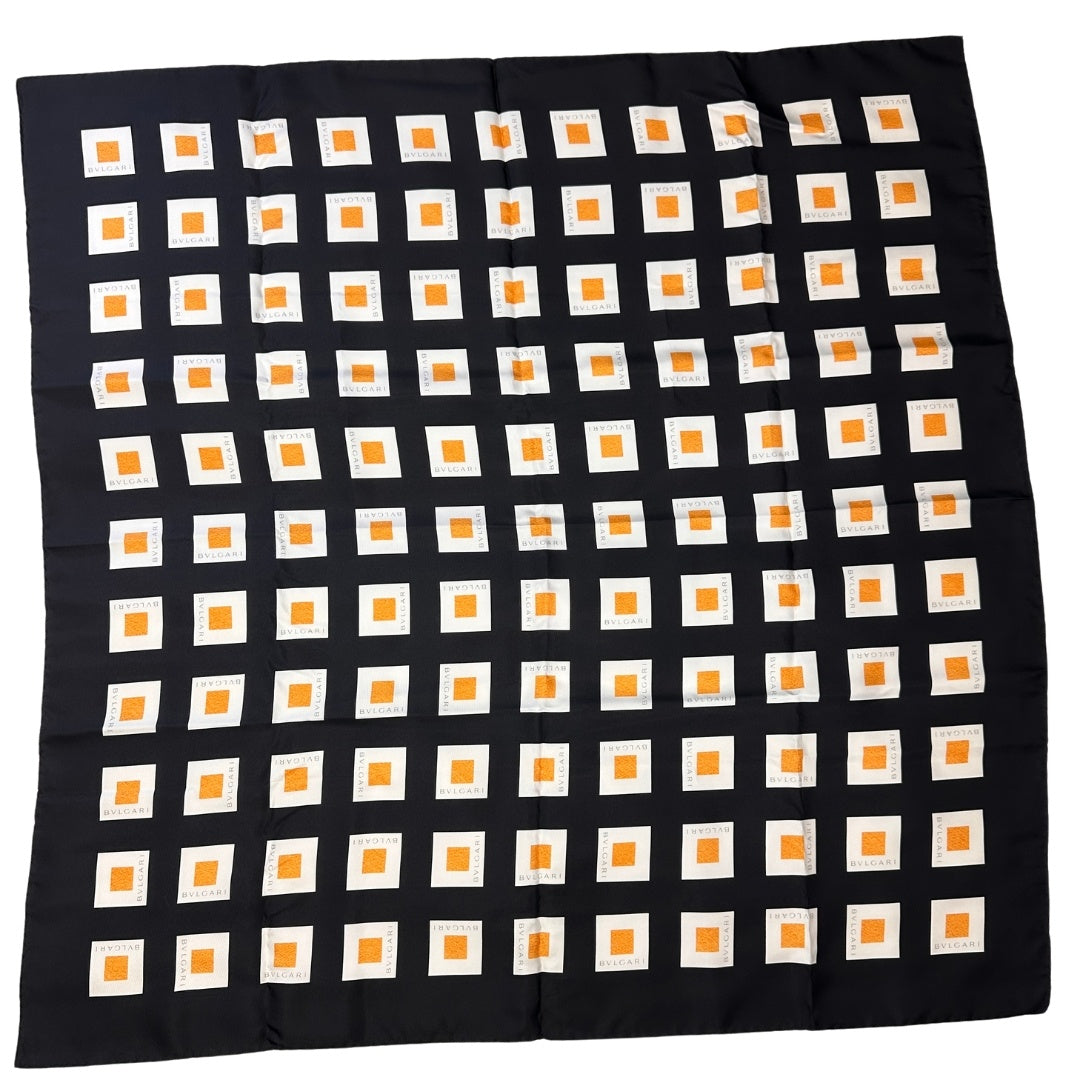 BVLGARI BVLGARI スカーフ スクエアロゴ